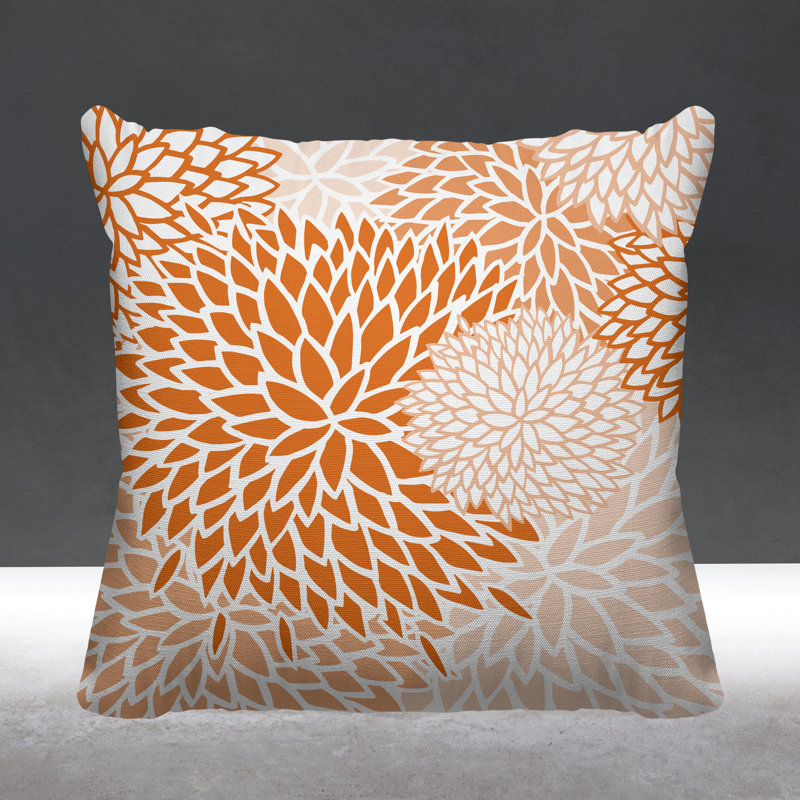 Red Barrel Studio® Lemarion Floral Burst Indoor/Outdoor Throw Pillow